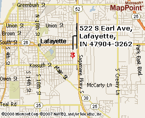 delphi, indiana, Our Location